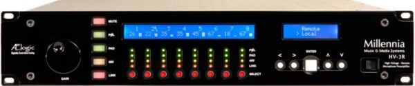 HV-3R<br>Eight Channel<br> Remote Mic Preamplifier